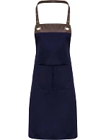Premier PR 123 Zástěra s laclem "Espresso" 39.0123 navy/brown