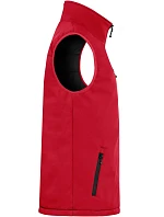 Padded Softshell Vest Men Pánská zateplená softshellová vesta model 22455011 red - Clique Padded Softshell Vest Men Pánská zateplená softshellová vesta model 22455011 red - Clique