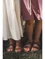 Sandałki Dziecięce Na Korkowej Platformie Zapinane Na Rzep Camel Rorria