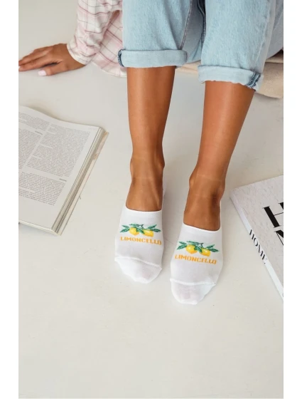 Dámské Ponožky Bavlněné Bílé model 21702951 - Milena