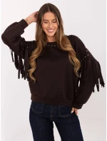 Bluza IT BL model 21421338 ciemny brązowy - FPrice Bluza IT BL model 21421338 ciemny brązowy - FPrice