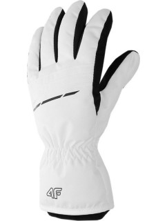 Dámske lyžiarske rukavice 4F H4Z22-RED002 biele