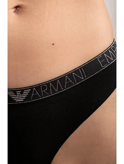 Dámské kalhotky 2PACK 00020 černé model 19015176 - Emporio Armani Dámské kalhotky 2PACK 00020 černé model 19015176 - Emporio Armani