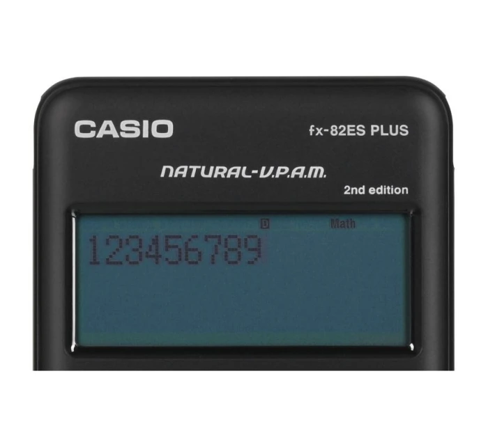 CASIO FX-82ESPLUS-2 VEDECKÁ KALKULAČKA, 252 FUNKCIÍ, 77X162MM, ČIERNA KRABICA