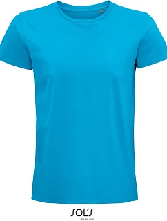 SOL'S Pioneer Men Pánske tričko z bio bavlny 25.3565 aqua