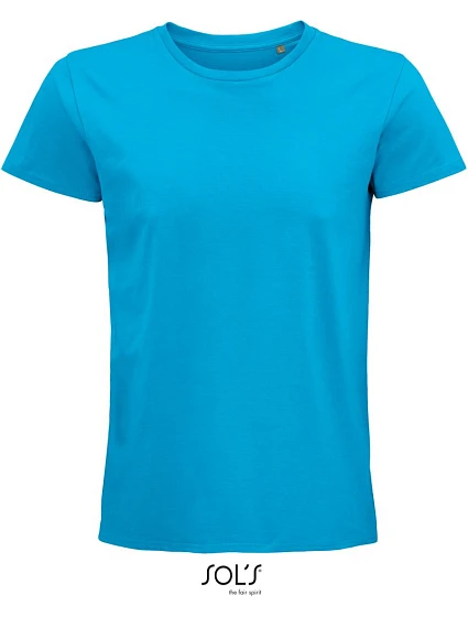 SOL'S Pioneer Men Pánske tričko z bio bavlny 25.3565 aqua SOL'S Pioneer Men Pánske tričko z bio bavlny 25.3565 aqua