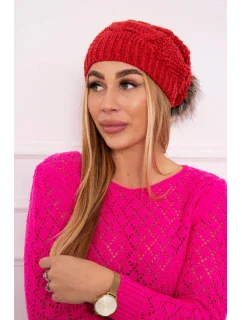 Fleecová čiapka Sandra K210 raspberry
