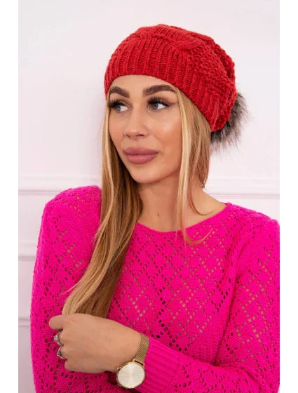 Fleecová čiapka Sandra K210 raspberry Fleecová čiapka Sandra K210 raspberry