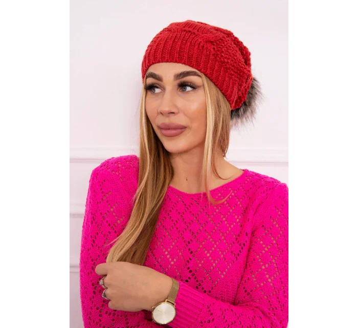 Fleecová čiapka Sandra K210 raspberry Fleecová čiapka Sandra K210 raspberry
