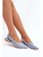 Dámske baleríny s prackou Blue Tanelia