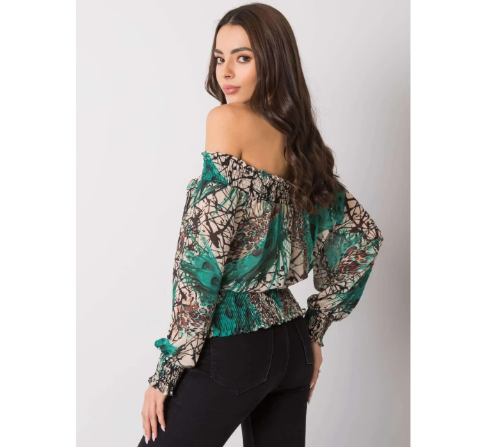 Blúzka DHJ BZ 15175.05P zelená