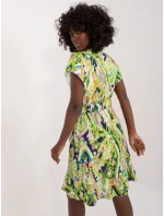 Sukienka DHJ SK jasny zielony model 20105364 - FPrice Sukienka DHJ SK jasny zielony model 20105364 - FPrice