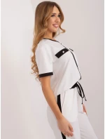 Bluzka LK BZ model 19738028 ecru - FPrice