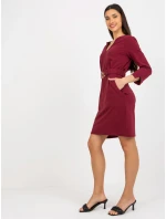 Dámské šaty TW SK BL bordó model 18044126 - FPrice Dámské šaty TW SK BL bordó model 18044126 - FPrice