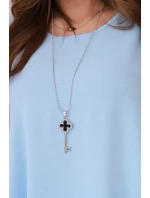 Súprava blúzka + nohavice s príveskom modrá Súprava blúzka + nohavice s príveskom modrá