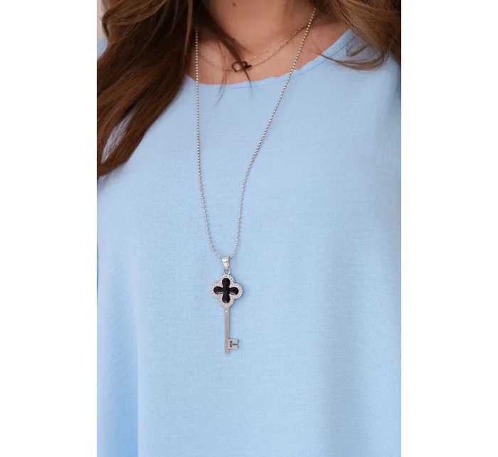 Súprava blúzka + nohavice s príveskom modrá Súprava blúzka + nohavice s príveskom modrá