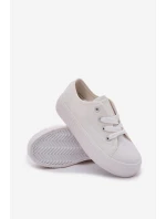 Trampki Dziecięce Sznurowane Big Star RR374009 Białe