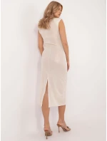 Sukienka DHJ SK model 21798075 jasny beżowy - FPrice