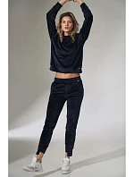 Dámské kalhoty model 22045060 tmavě modré L - Figl Dámské kalhoty model 22045060 tmavě modré L - Figl