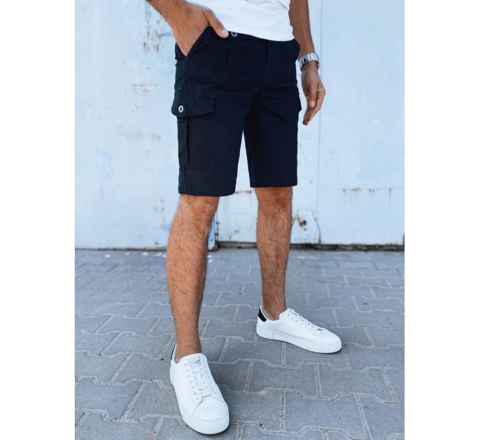 FashionStreet pánske tmavomodré šortky SX2429
