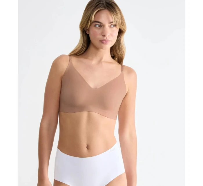 Dámska podprsenka ZERO Microfibre 2.0 Bralette - CAMEO BROWN - hnedá 00ME - SLOGGI