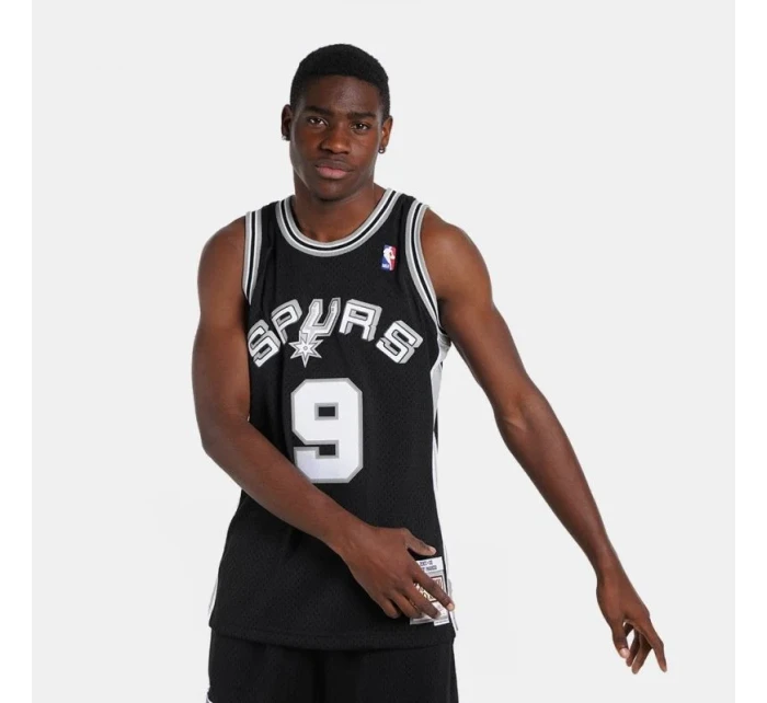 Mitchell & Ness San Antonio Spurs NBA Swingman Jersey Spurs 2001 Tony Parker M SMJYLG19018-SASBLCK01TPA Pánske