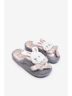 Dziecięce Kapcie Na Grubej Podeszwie Króliczki Szare Dasca Dziecięce Kapcie Na Grubej Podeszwie Króliczki Szare Dasca