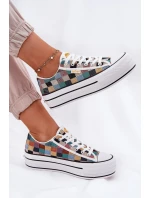 Vzorované Dámské Tenisky Na Platformě model 21693962 Multikolor - Lee Cooper