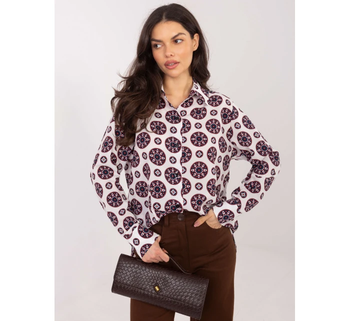 Košeľa LK KS 510190.20P červená