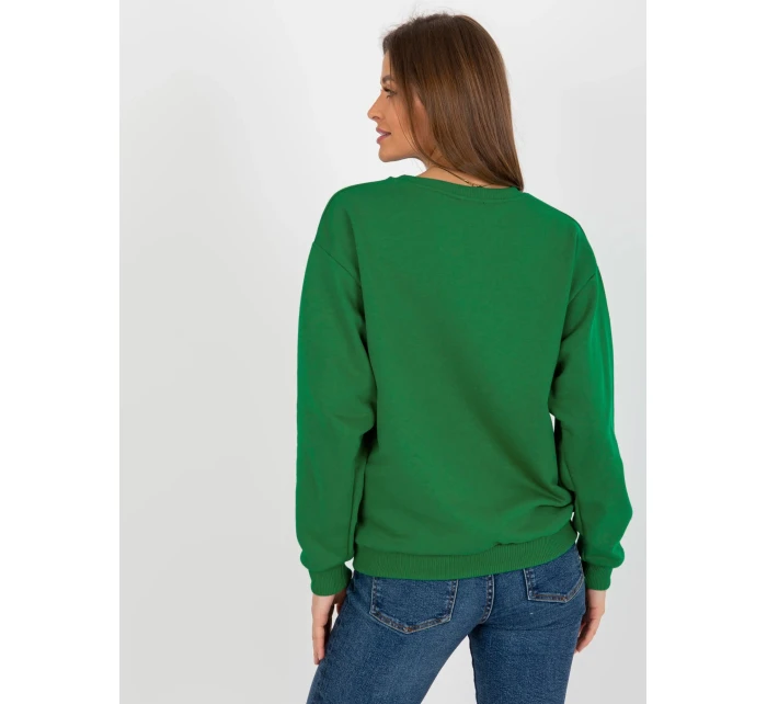 Dámska mikina MA BL 2205020 mikina.24 tmavo zelená - FPrice