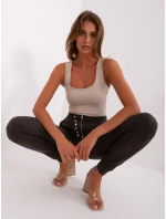 Spodnie dresowe RV DR model 18847985 ciemny khaki - FPrice Spodnie dresowe RV DR model 18847985 ciemny khaki - FPrice