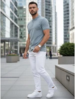 Modrá pánska polokošeľa FashionStreet PX0608 Modrá pánska polokošeľa FashionStreet PX0608