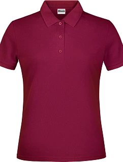 JN Dámské piqué polo 02.0 wine model 22413935 - Daiber