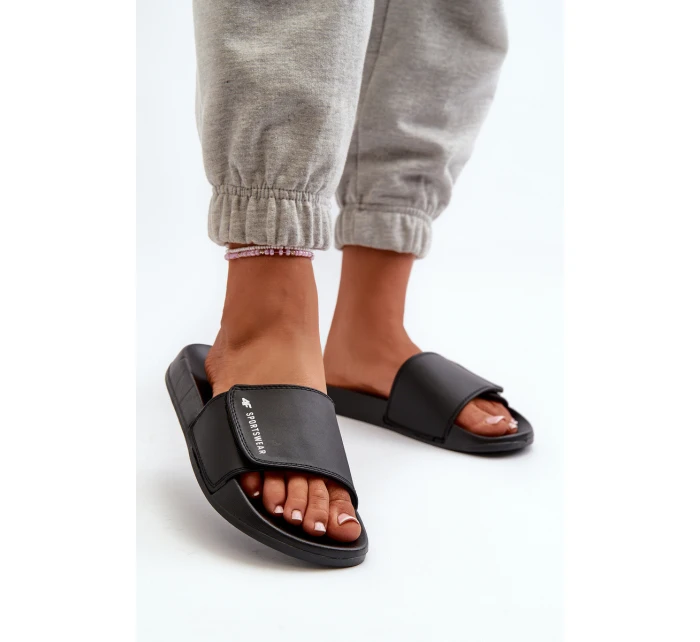 Damskie Klapki 4FMM00FFLIF031A-20S Czarne