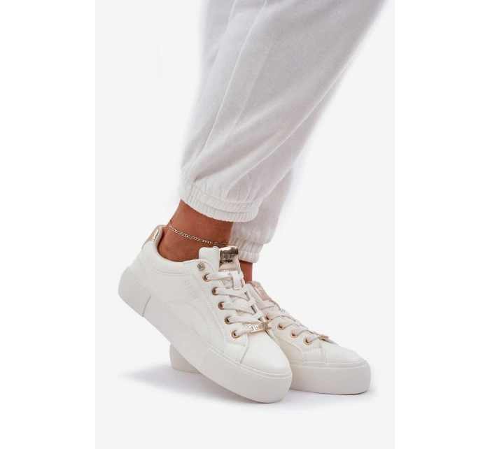 Dámské tenisky Big Star model 21683863 Bílé - Big Star Shoes Dámské tenisky Big Star model 21683863 Bílé - Big Star Shoes