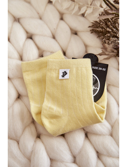 Ponožky pre mladých Classic Striped Yellow