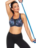 Dámska športová podprsenka DINA NAVY BLUE - Ava