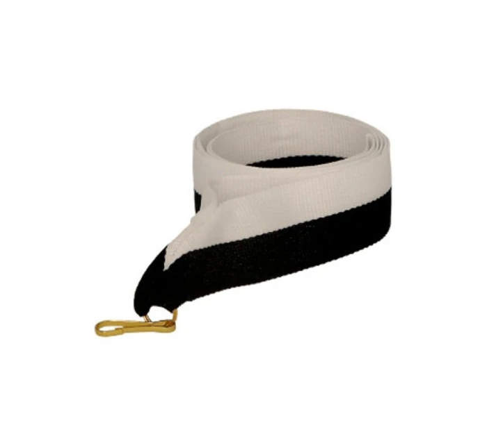 Stuha 22 mm - biela a čierna