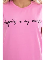 model 18746326 je moje kardio halenka světle růžová - K-Fashion model 18746326 je moje kardio halenka světle růžová - K-Fashion