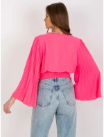 Blúzka DHJ BZ 16503.30X fluo ružová Blúzka DHJ BZ 16503.30X fluo ružová