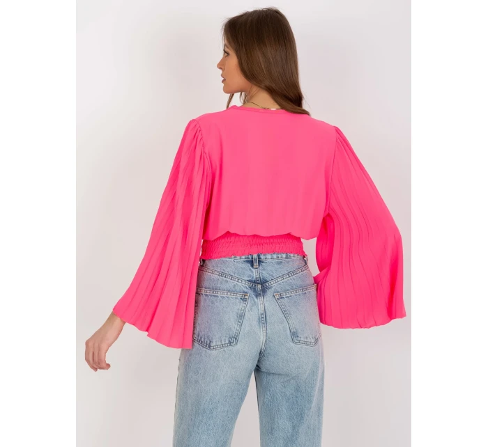 Blúzka DHJ BZ 16503.30X fluo ružová Blúzka DHJ BZ 16503.30X fluo ružová