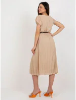 Šaty DHJ SK 8839 1.23X béžová Šaty DHJ SK 8839 1.23X béžová