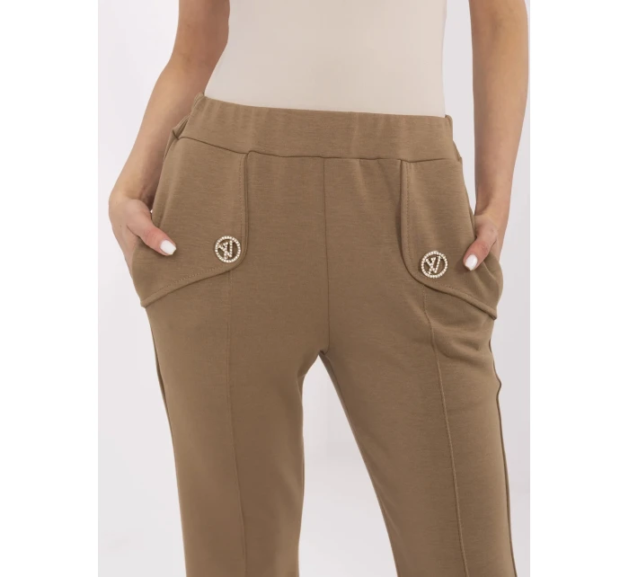 Nohavice DHJ SP 20518.12 svetlohnedé