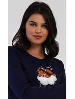 Dámske dlhé pyžamo Medveď na obláčiku