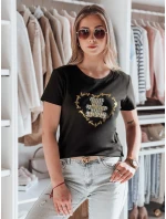 dámské tričko s medvídkem černé Dstreet model 21984282 - FashionStreet dámské tričko s medvídkem černé Dstreet model 21984282 - FashionStreet