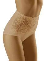 Dámske sťahovacie nohavičky Kaja beige - Wol-bar