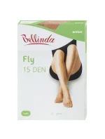 Jemné strečové pančuchové nohavice FLY Pantyhose 15 DEN - Bellinda - amber