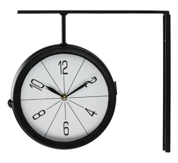 STANIČNÉ NÁSTENNÉ HODINY OBOJSTRANNÉ 30X9X28CM VYNIKAJÚCE DOMÁCE POTREBY STANIČNÉ NÁSTENNÉ HODINY OBOJSTRANNÉ 30X9X28CM VYNIKAJÚCE DOMÁCE POTREBY