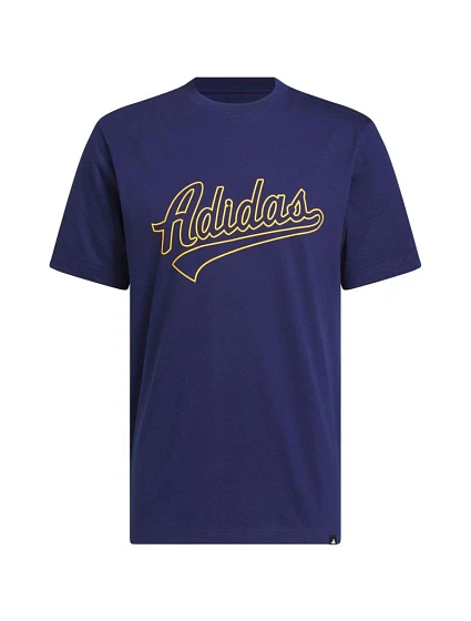 Pánské tričko adidas Varsity Tailsweep Graphic, tmavě modré KH0387 Pánské tričko adidas Varsity Tailsweep Graphic, tmavě modré KH0387