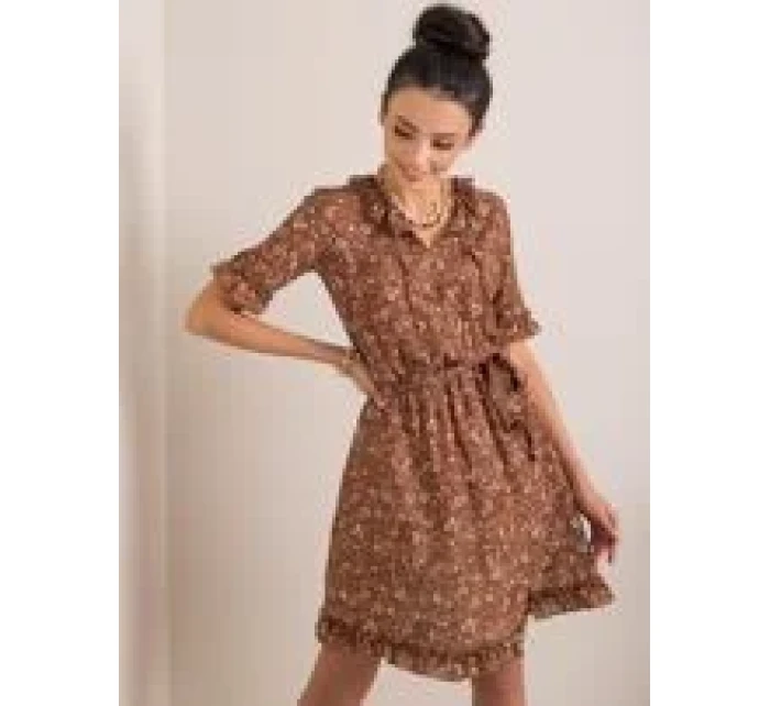 Šaty LK SK 508097.68P hnedá